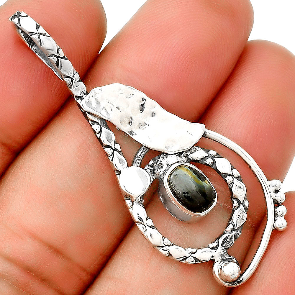 Natural Nuummite Pendant P-1215 SDP133849