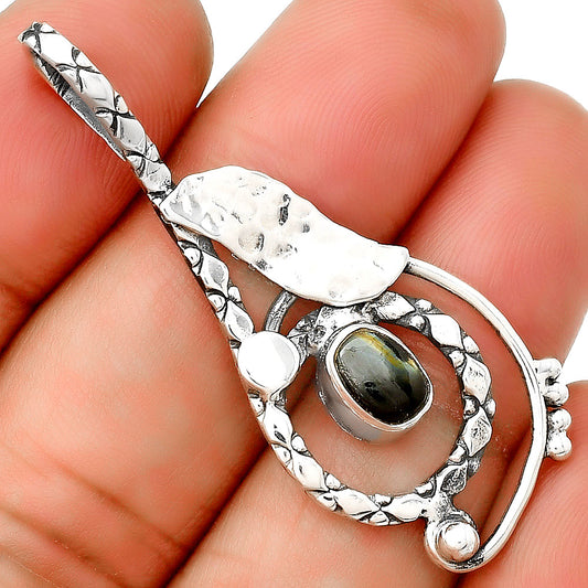 Natural Nuummite Pendant P-1215 SDP133849