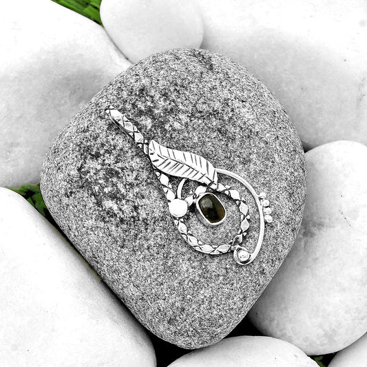 Natural Nuummite Pendant P-1215 SDP133850