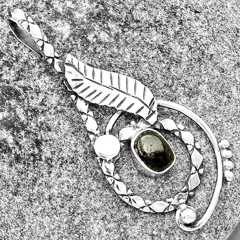 Natural Nuummite Pendant P-1215 SDP133858