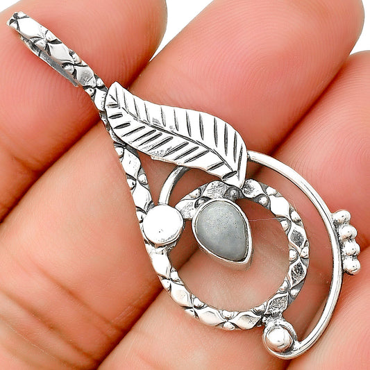 Natural Angelite Pendant P-1215 SDP133860