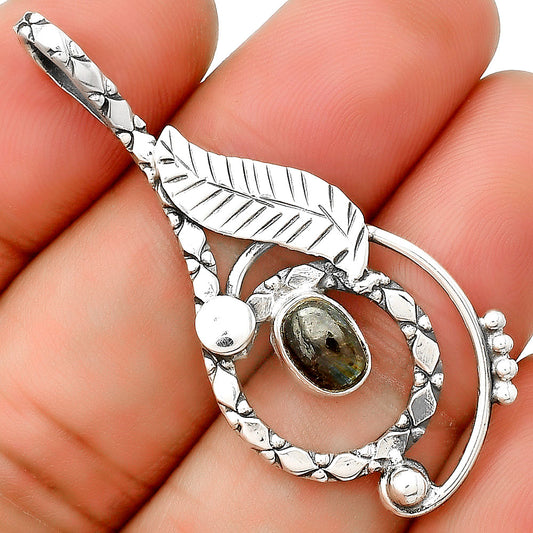 Natural Nuummite Pendant P-1215 SDP133863