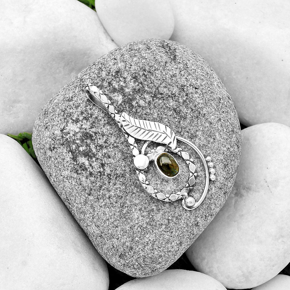 Natural Nuummite Pendant P-1215 SDP133863