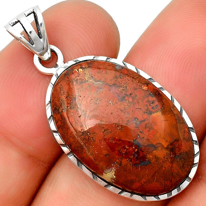 Natural Red Moss Agate Pendant P-1079 SDP133895