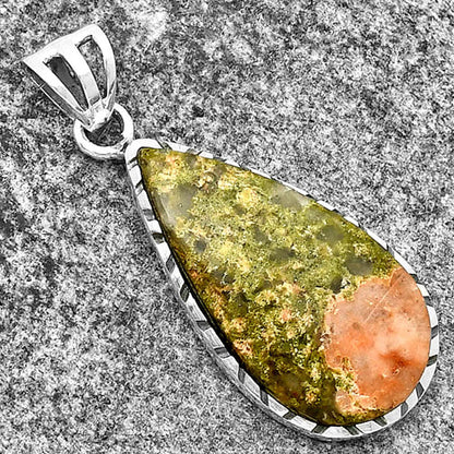Natural Unakite Pendant P-1079 SDP133901