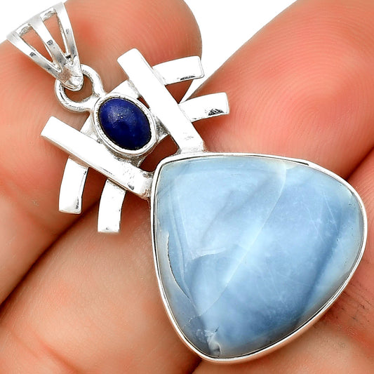 Natural Owyhee Opal & Lapis Lazuli Pendant P-1046 SDP134038