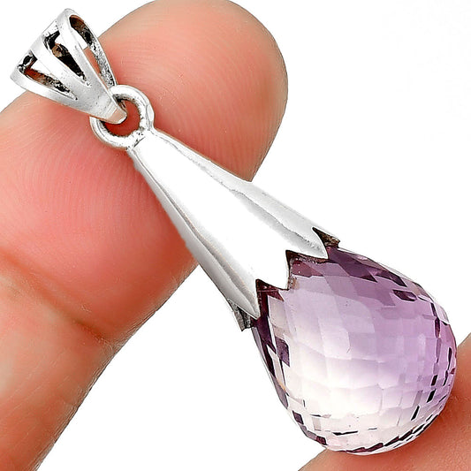 Amethyst Briolette Drop - Brazil Pendant P-1016 SDP134072