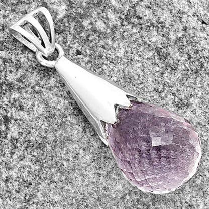 Amethyst Briolette Drop - Brazil Pendant P-1016 SDP134072
