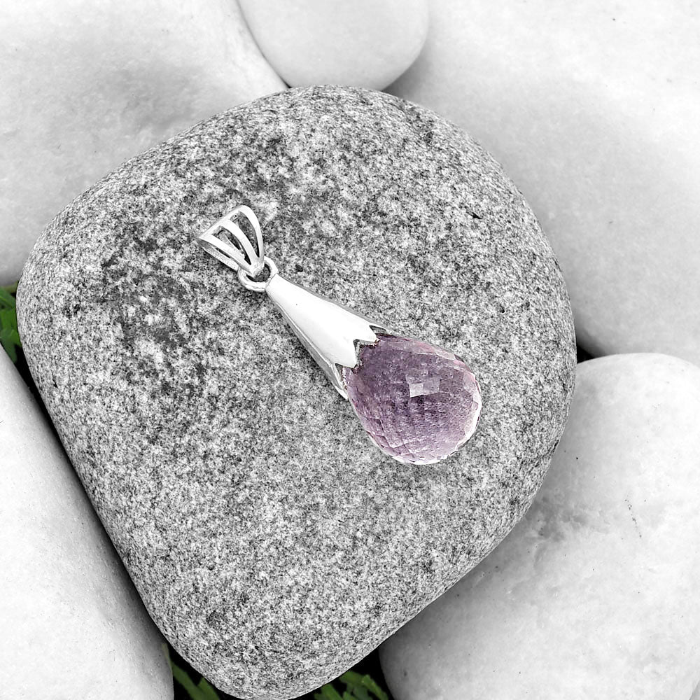 Amethyst Briolette Drop - Brazil Pendant P-1016 SDP134072