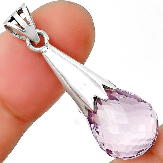 Amethyst Briolette Drop - Brazil Pendant P-1016 SDP134079