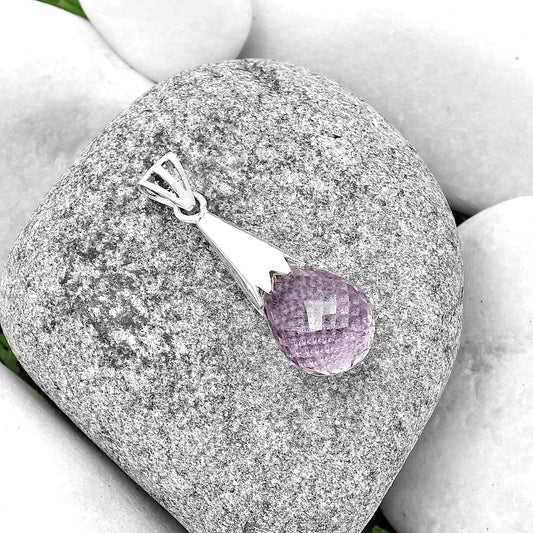Amethyst Briolette Drop - Brazil Pendant P-1016 SDP134079
