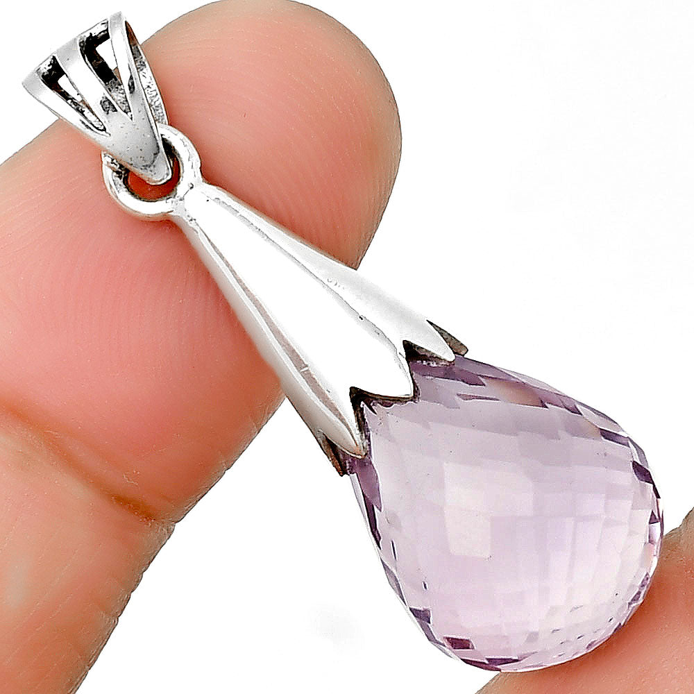 Amethyst Briolette Drop - Brazil Pendant P-1016 SDP134080