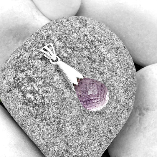 Amethyst Briolette Drop - Brazil Pendant P-1016 SDP134080