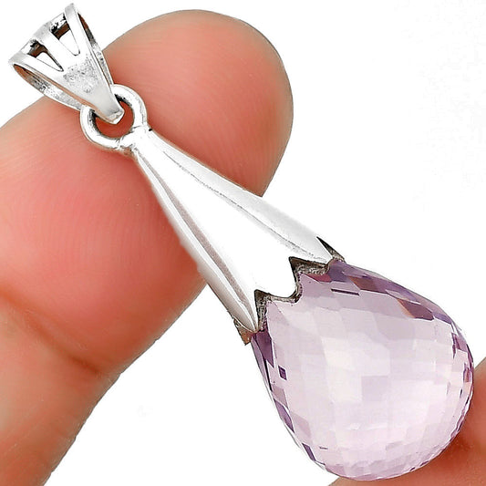 Amethyst Briolette Drop - Brazil Pendant P-1016 SDP134085