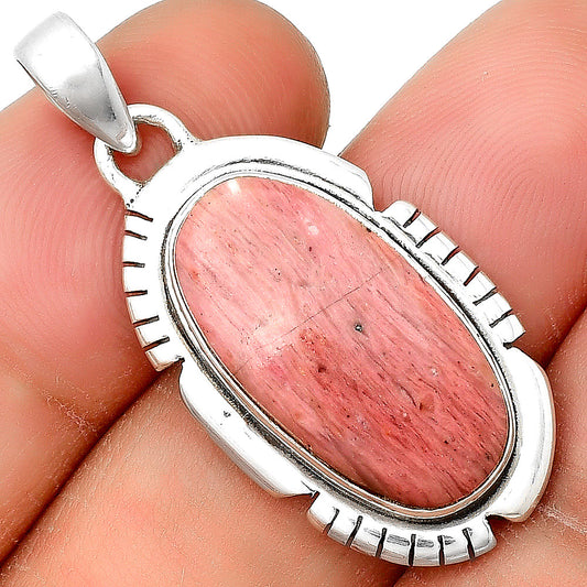 Natural Pink Tulip Quartz Pendant P-1179 SDP134298