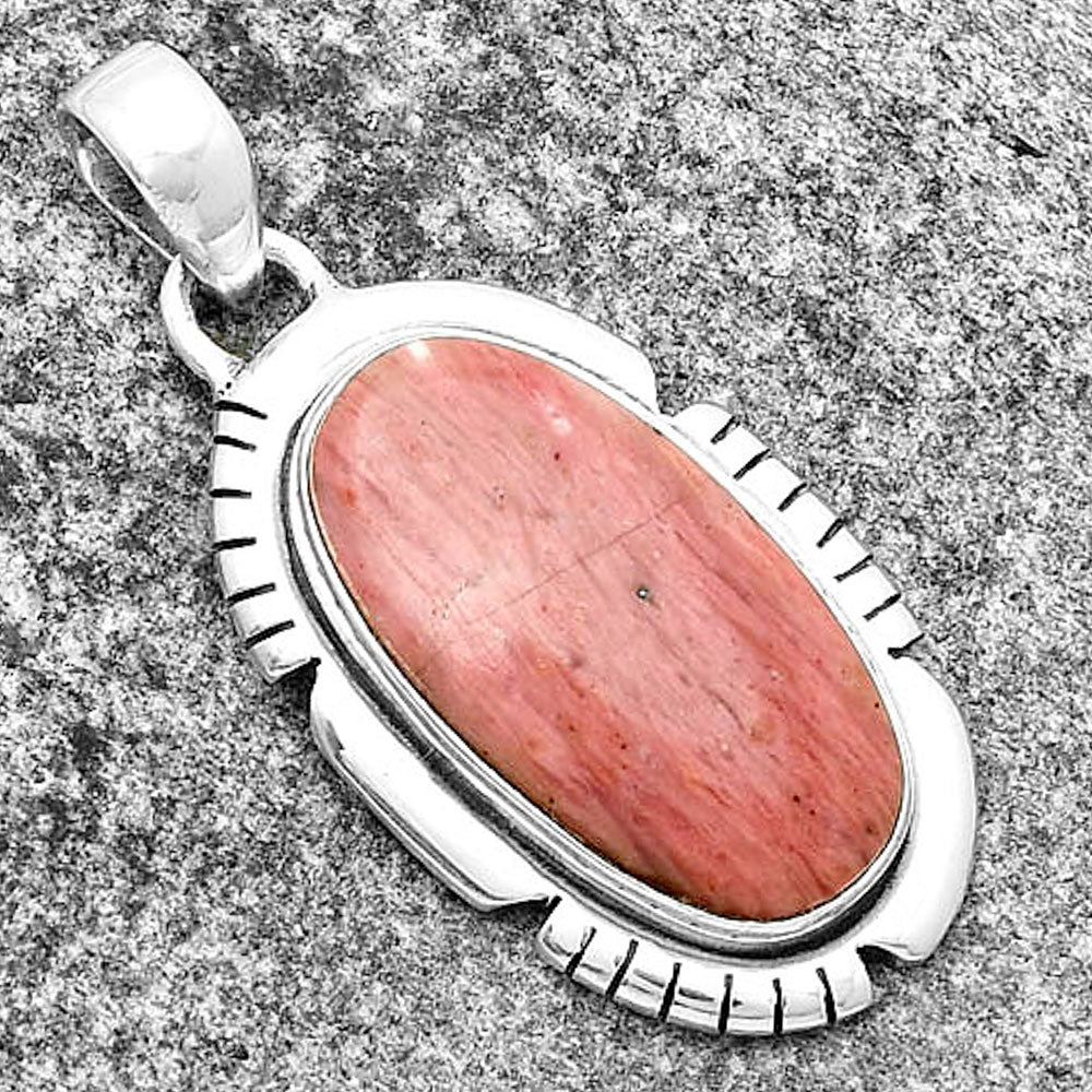 Natural Pink Tulip Quartz Pendant P-1179 SDP134298