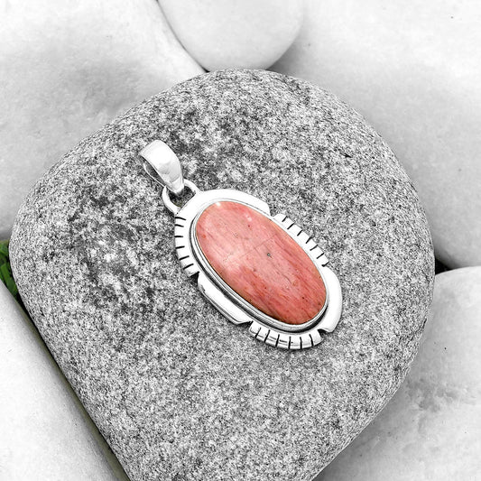 Natural Pink Tulip Quartz Pendant P-1179 SDP134298