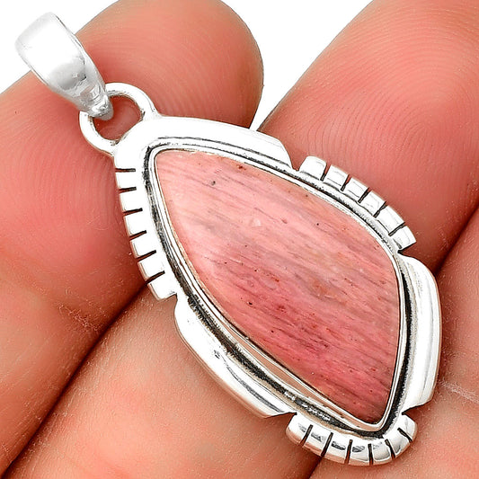 Natural Pink Tulip Quartz Pendant P-1179 SDP134299