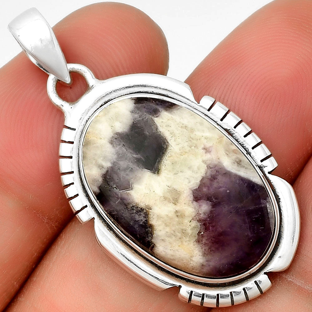 Natural Chevron Amethyst Pendant P-1179 SDP134304