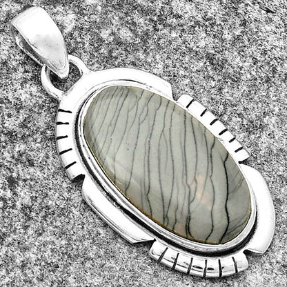 Natural Picasso Jasper Pendant P-1179 SDP134305