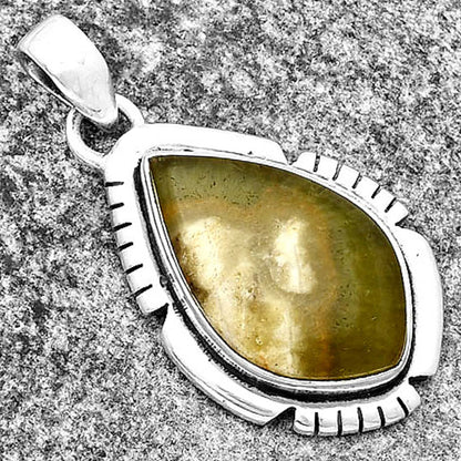 Natural Australian Prehnite Pendant P-1179 SDP134306