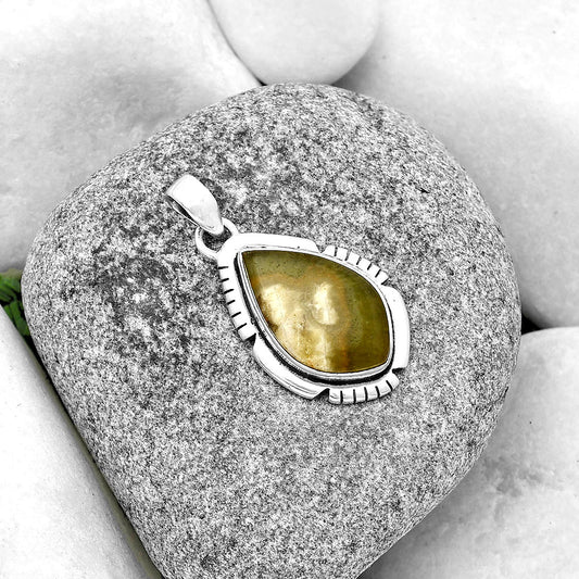 Natural Australian Prehnite Pendant P-1179 SDP134306