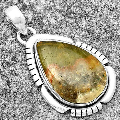 Natural Australian Prehnite Pendant P-1179 SDP134309