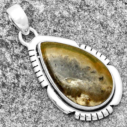 Natural Australian Prehnite Pendant P-1179 SDP134319