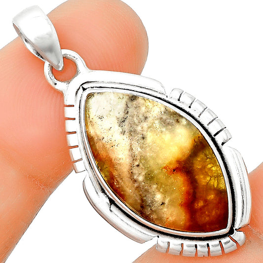 Natural Australian Prehnite Pendant P-1179 SDP134327