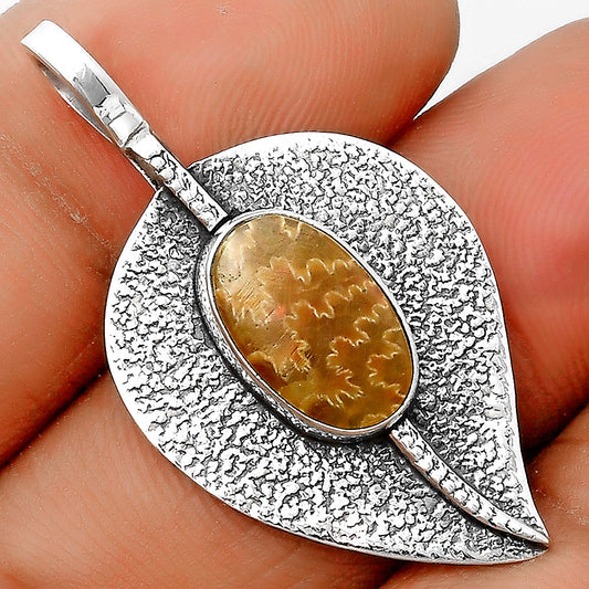 Natural Sutured Ammonite - Madagascar Pendant P-1218 SDP134445