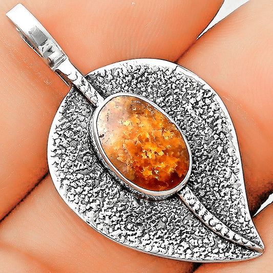 Natural Sutured Ammonite - Madagascar Pendant P-1218 SDP134448