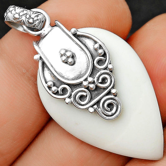 Natural White Opal Pendant P-1313 SDP134461