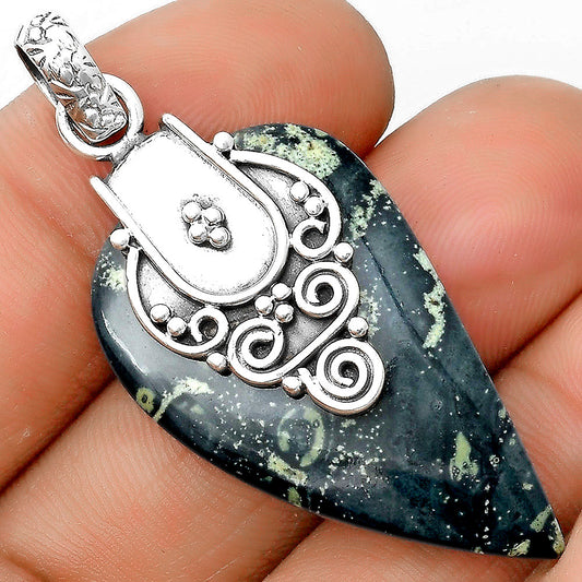 Natural Star Galaxy Jasper Pendant P-1313 SDP134471