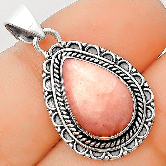 Natural Pink Scolecite Pendant P-1214 SDP134495