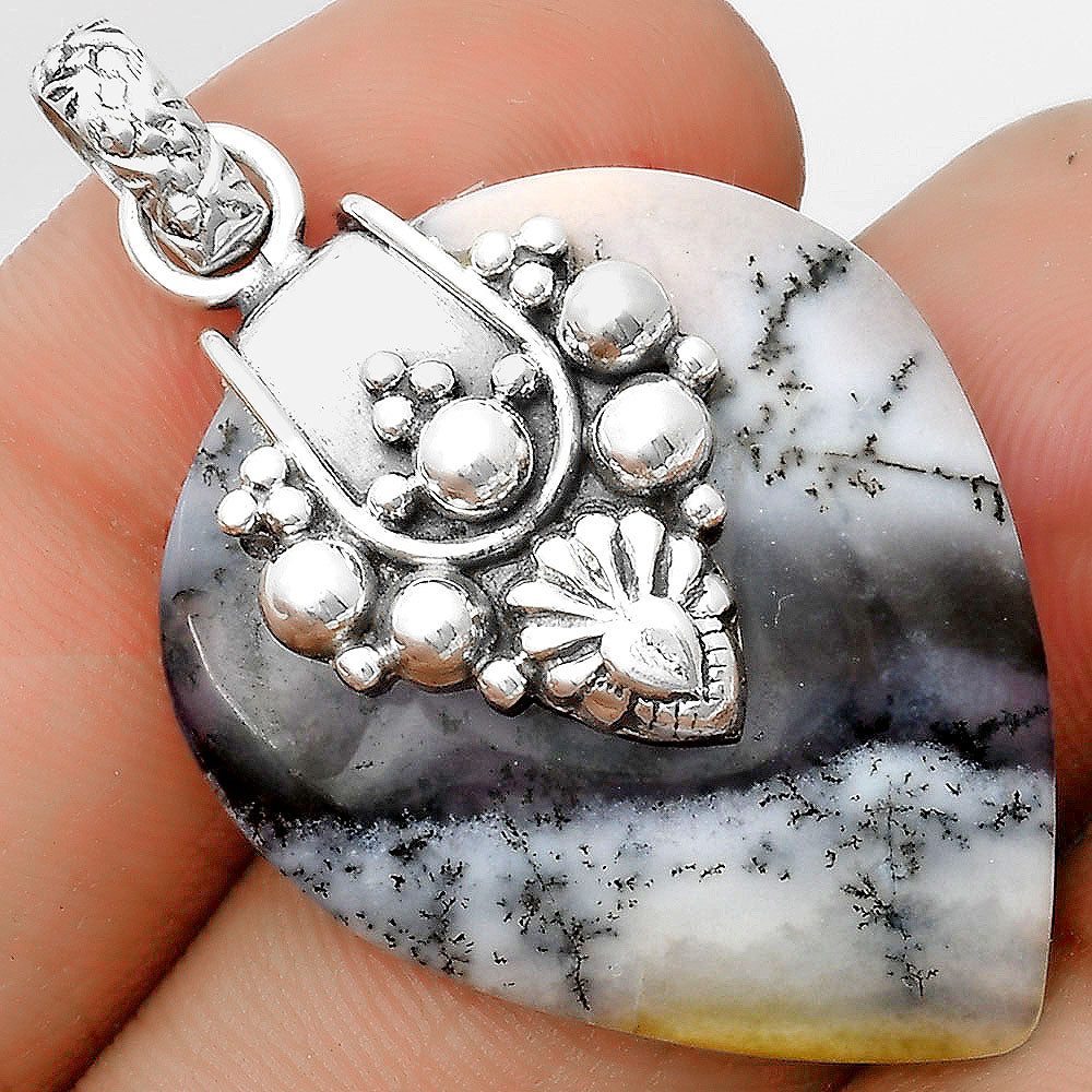 Merlinite Dendritic Opal - Turkey Pendant P-1313 SDP134522