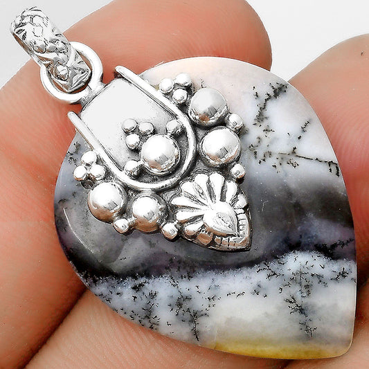 Merlinite Dendritic Opal - Turkey Pendant P-1313 SDP134522