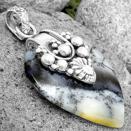 Merlinite Dendritic Opal - Turkey Pendant P-1313 SDP134522