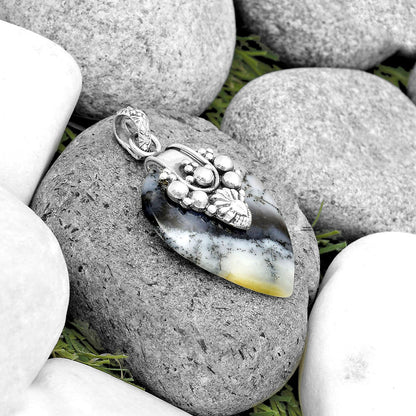 Merlinite Dendritic Opal - Turkey Pendant P-1313 SDP134522