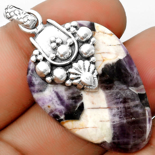 Natural Chevron Amethyst Pendant P-1313 SDP134526