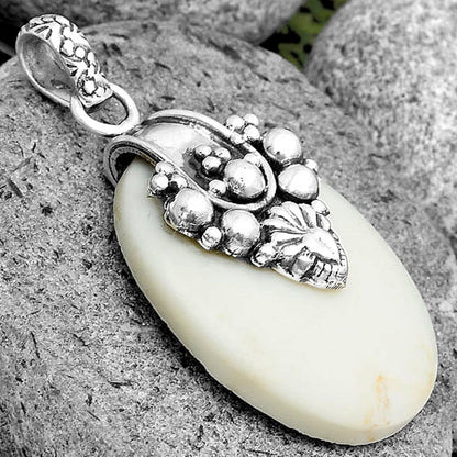 Natural White Opal Pendant P-1313 SDP134537