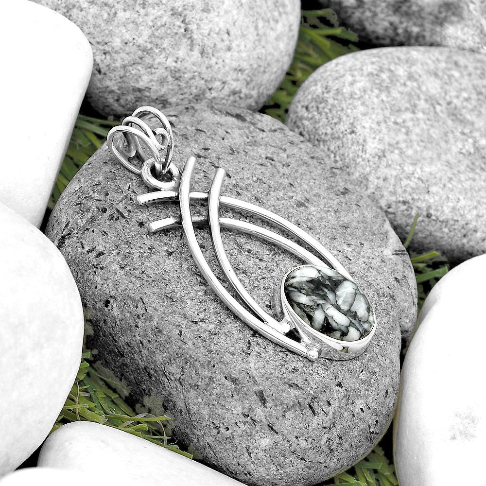Natural Pinolith Stone Pendant P-1010 SDP134539