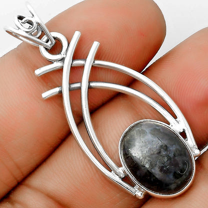 Natural Indigo Gabbro Pendant P-1010 SDP134543