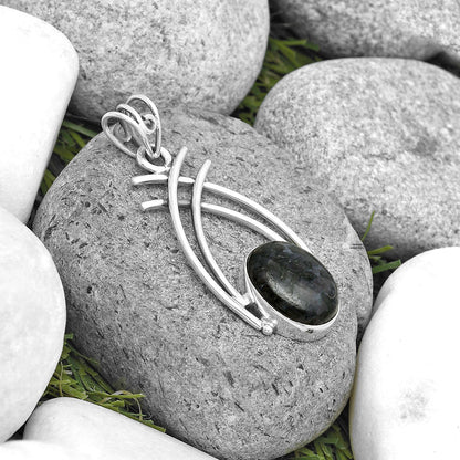 Natural Indigo Gabbro Pendant P-1010 SDP134543