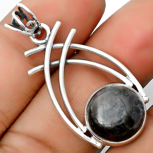 Natural Indigo Gabbro Pendant P-1010 SDP134551