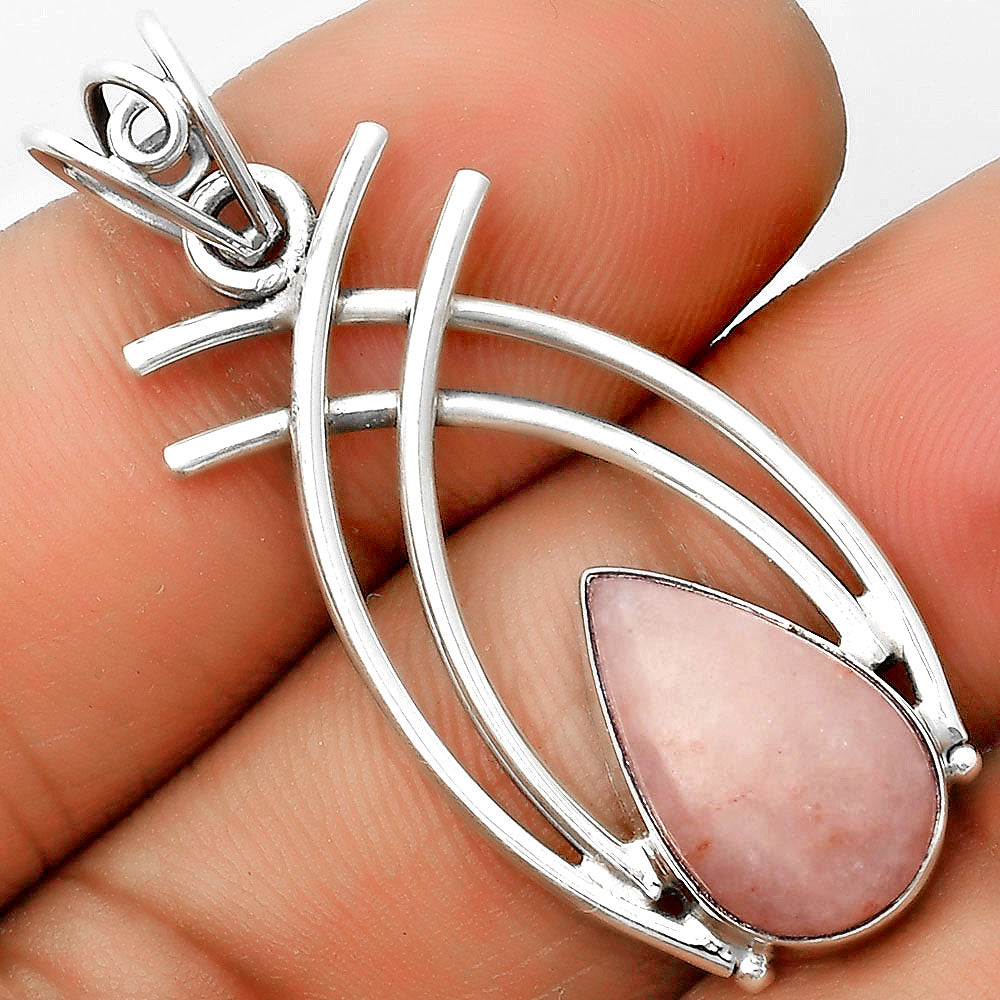 Natural Pink Scolecite Pendant P-1010 SDP134559