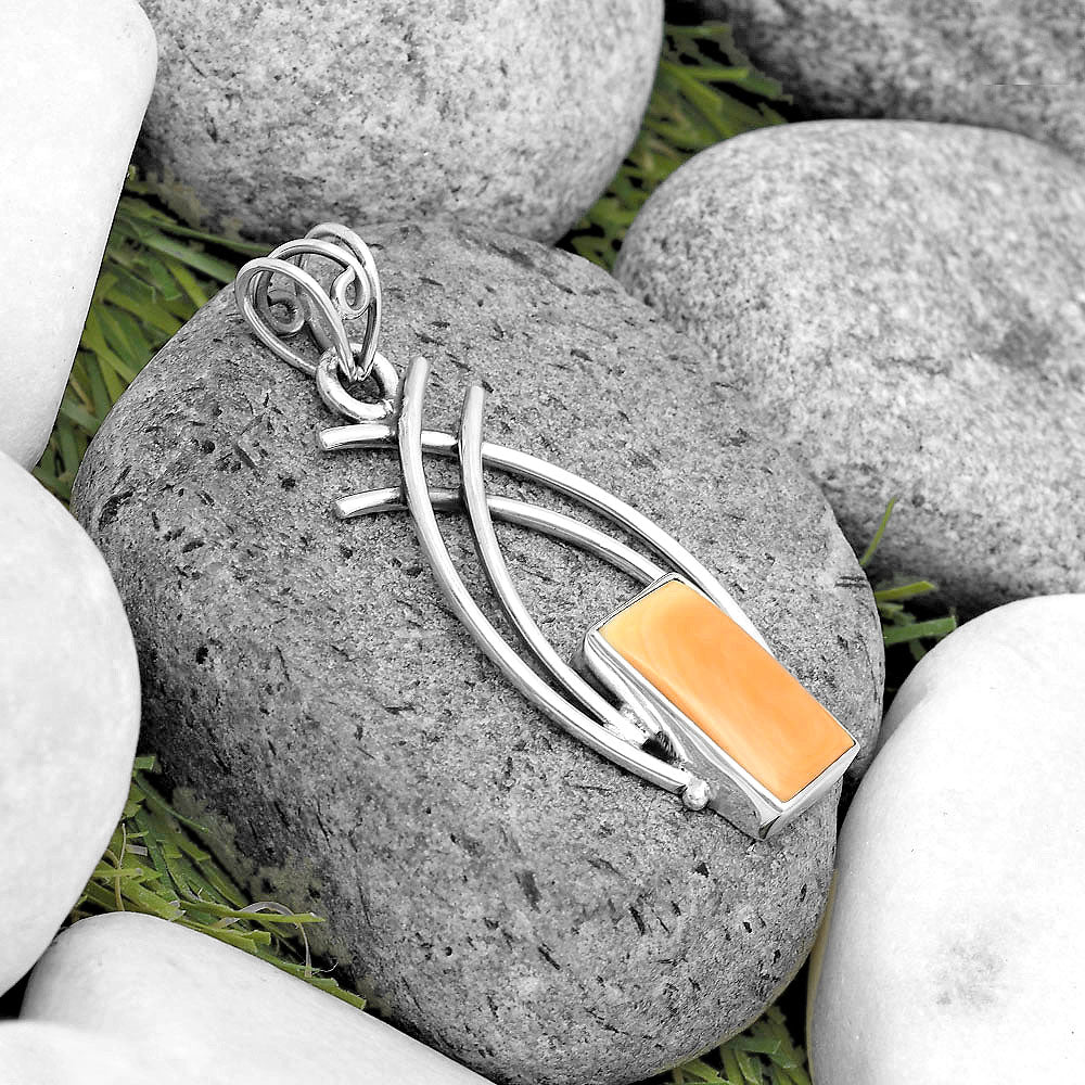 Natural Spiny Oyster Shell - Arizona Pendant P-1010 SDP134563