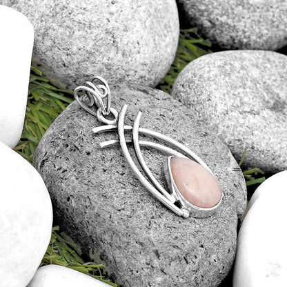 Natural Pink Scolecite Pendant P-1010 SDP134566