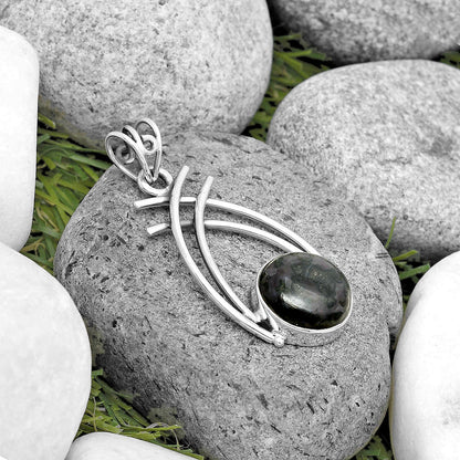 Natural Indigo Gabbro Pendant P-1010 SDP134568