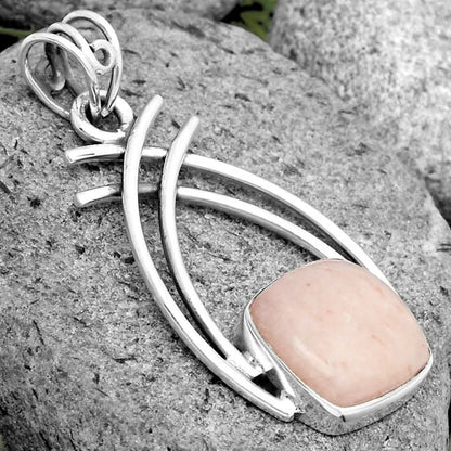 Natural Pink Scolecite Pendant P-1010 SDP134572