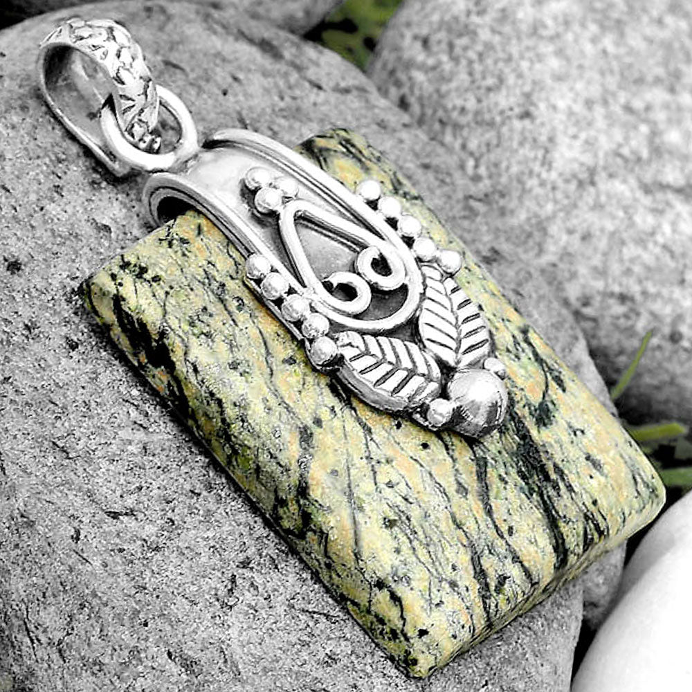Southwest Natural Morrisonite Jasper Pendant P-1313 SDP134576